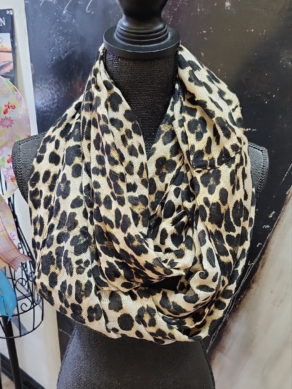 The Limited Leopard Print Infinity Scarf